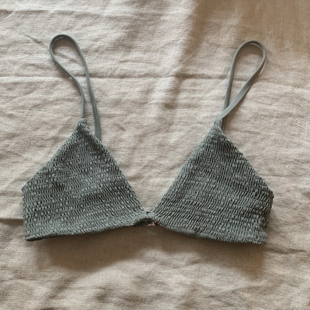 Khaki Green Swimsuit Bikini Top Wanderlust